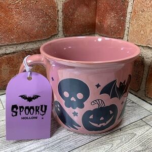 NEW Spooky Hollow Pink Halloween Mug